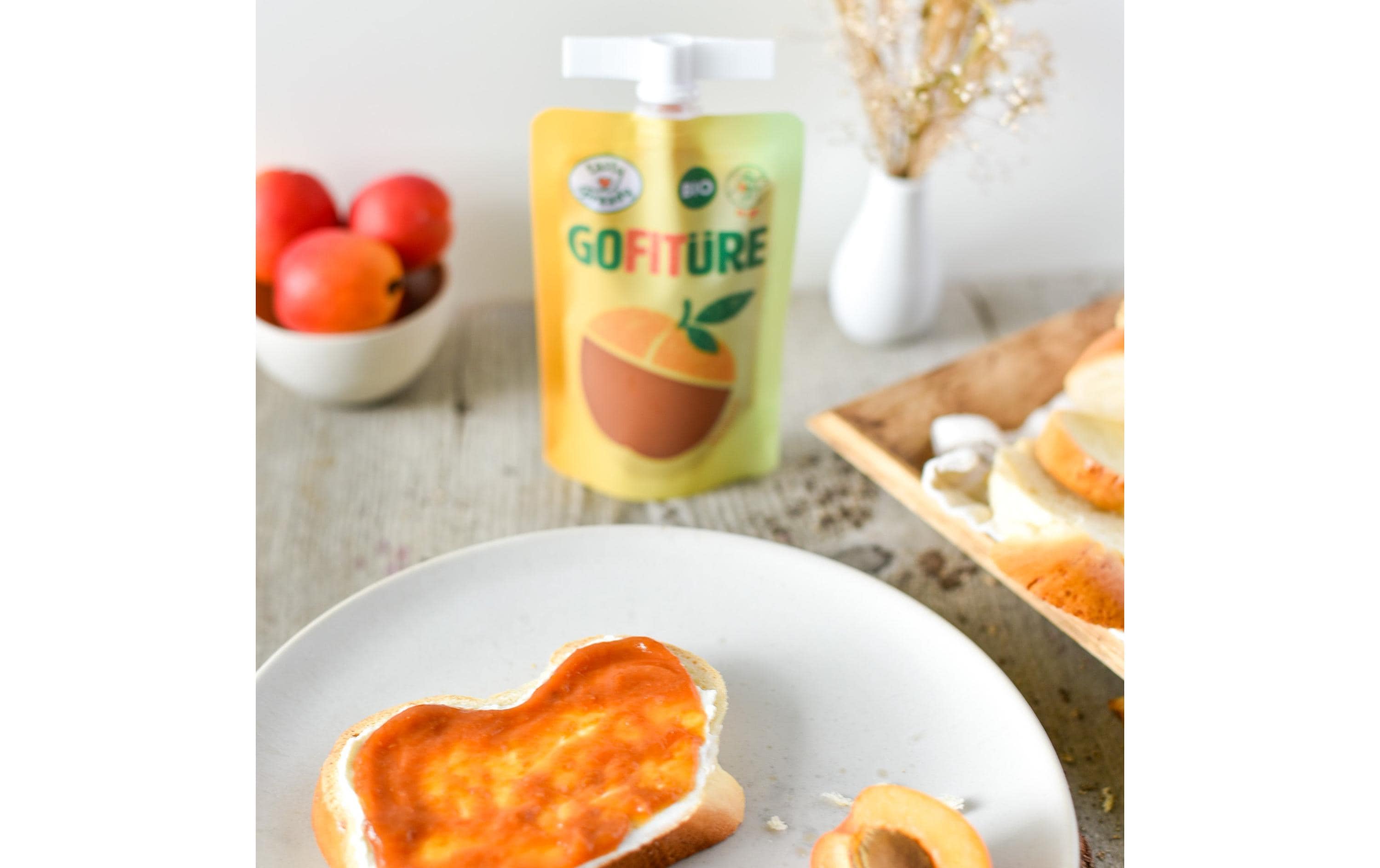 GOFITÜRE Bio Aprikosen die zuckerreduzierte Konfitüre Alternative