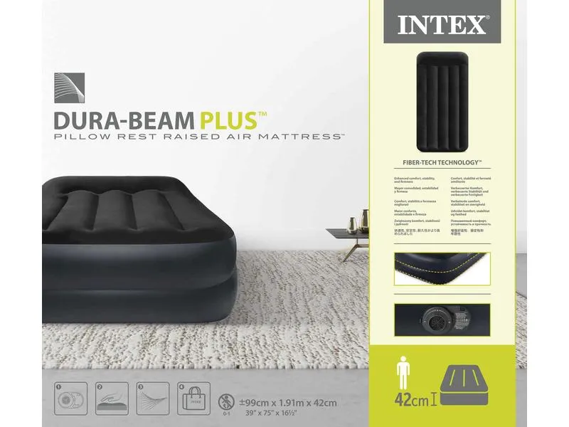 Intex Luftbett Dura Beam Rest Raised Twin 99 x 191 x 42 cm