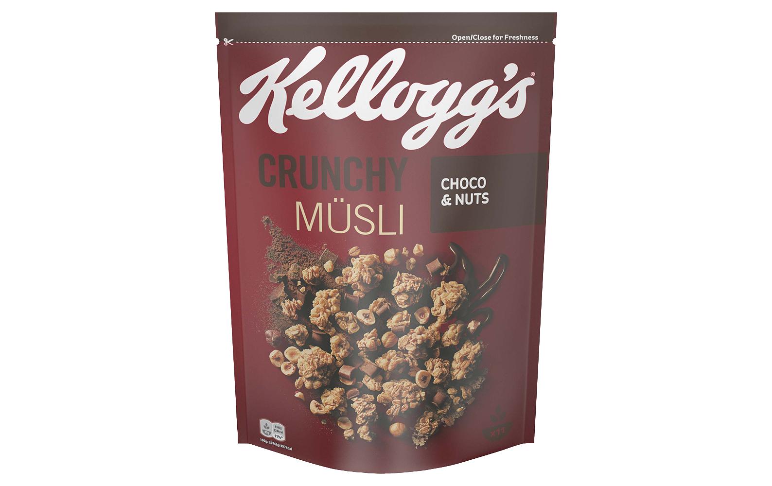 Kellogg's Crunchy Müsli Choco & Nuts 500 g
