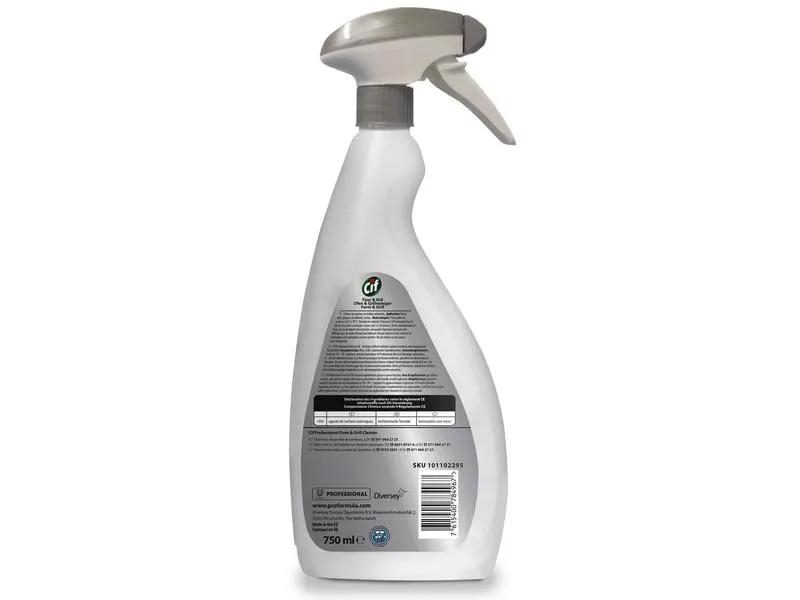 Diversey Pro Formula Cif Professional Oven & Grill Cleaner 750 ml Diversey Pro Formula Cif Professional Oven & Grill Cleaner 750 ml