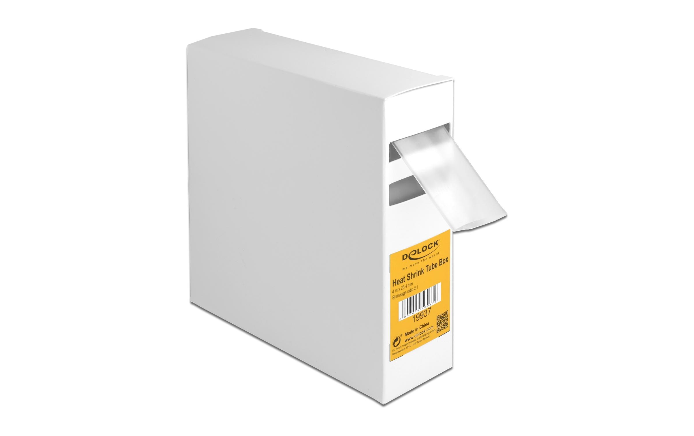 Delock Schrumpfschlauch 4 m x 25.4 mm Transparent Delock Schrumpfschlauch 4 m x 25.4 mm Transparent