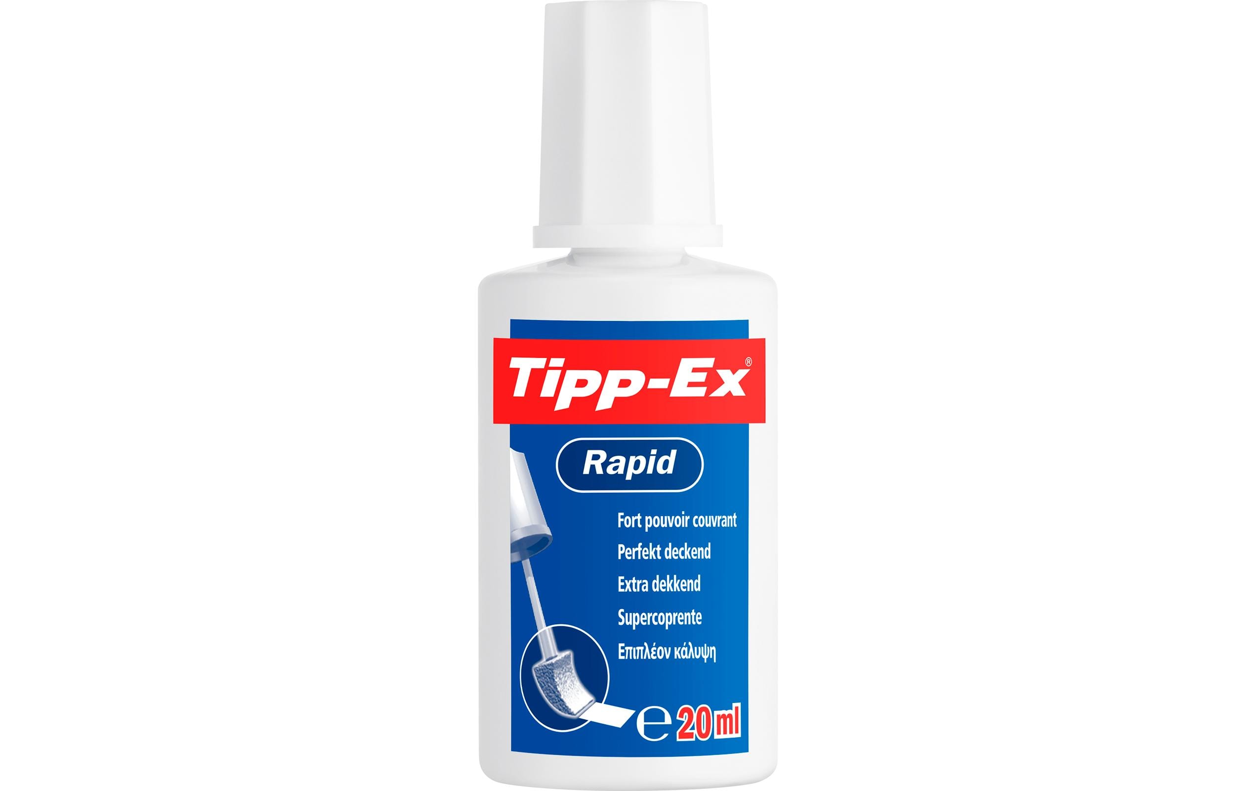 Tipp-Ex Korrekturflüssigkeit Rapid Weiss, 1 Stück Tipp-Ex Korrekturflüssigkeit Rapid Weiss, 1 Stück