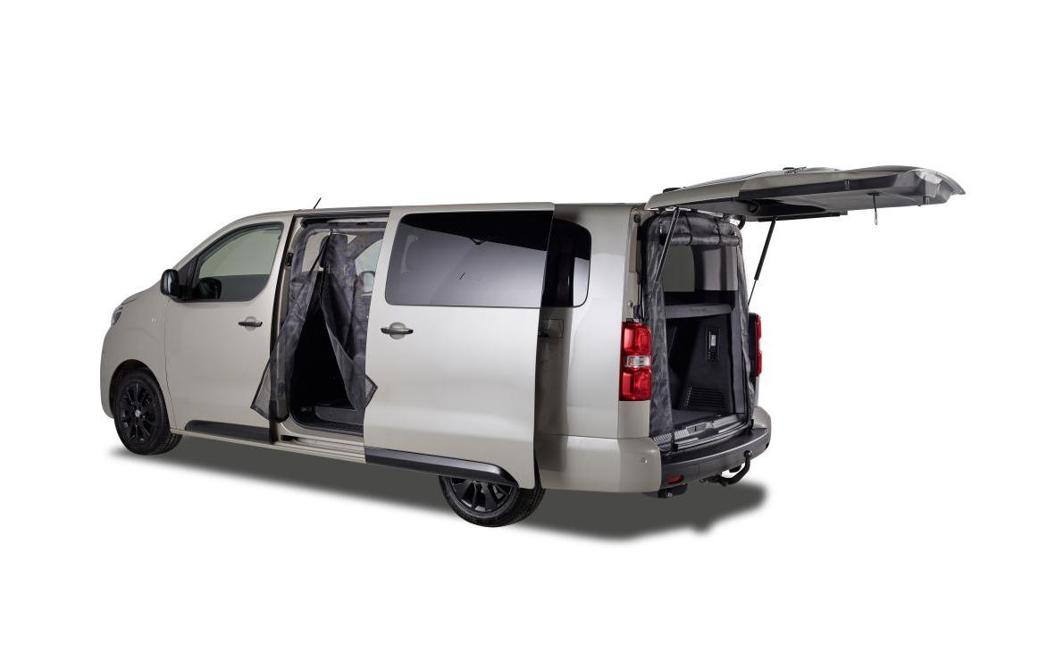 Van Quito Moskitonetz mit Schiebetüren, links Van Quito Moskitonetz mit Schiebetüren, links