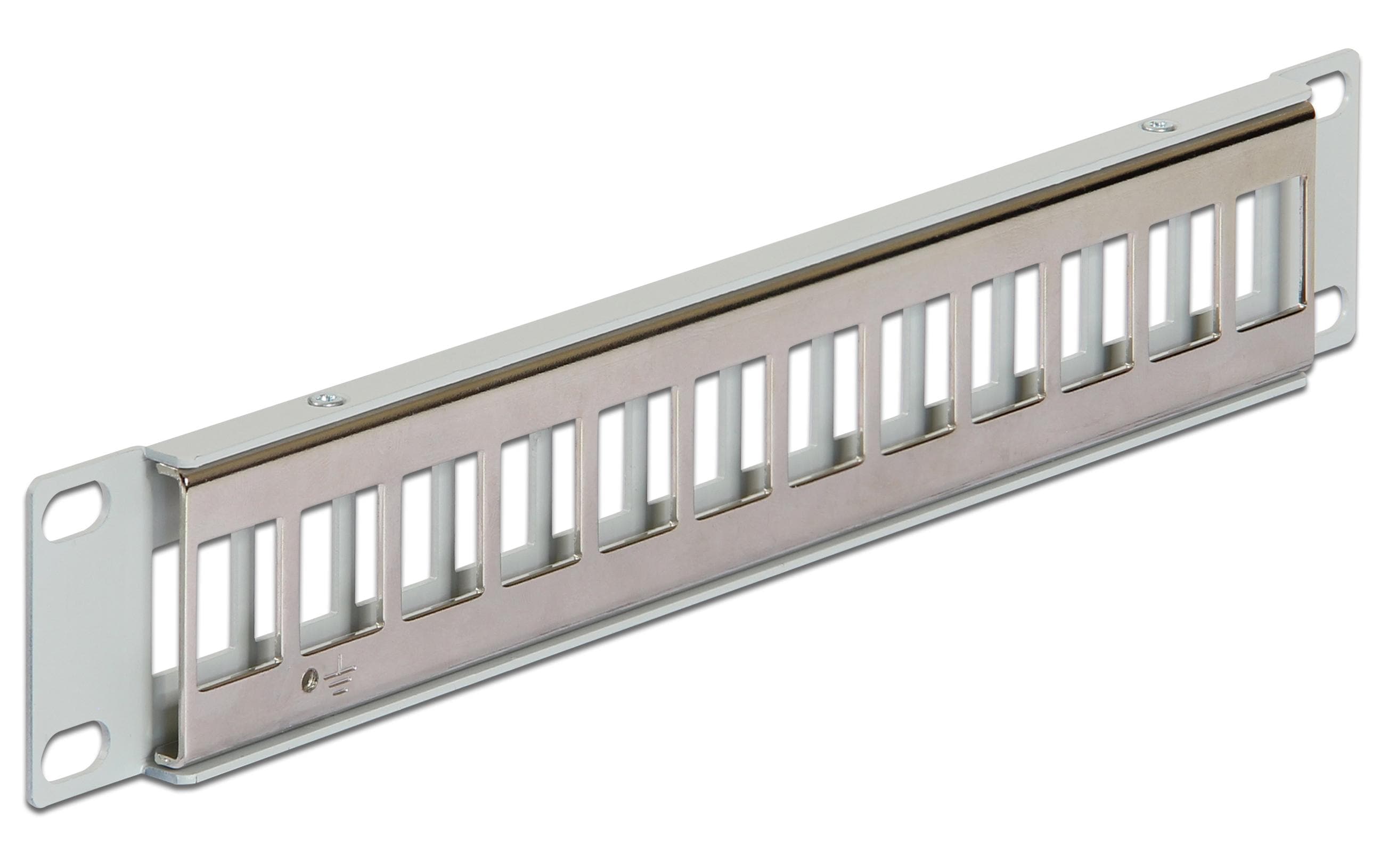 Delock Patchpanel 12 Port, Keystone 10 Rack Delock Patchpanel 12 Port, Keystone 10 Rack