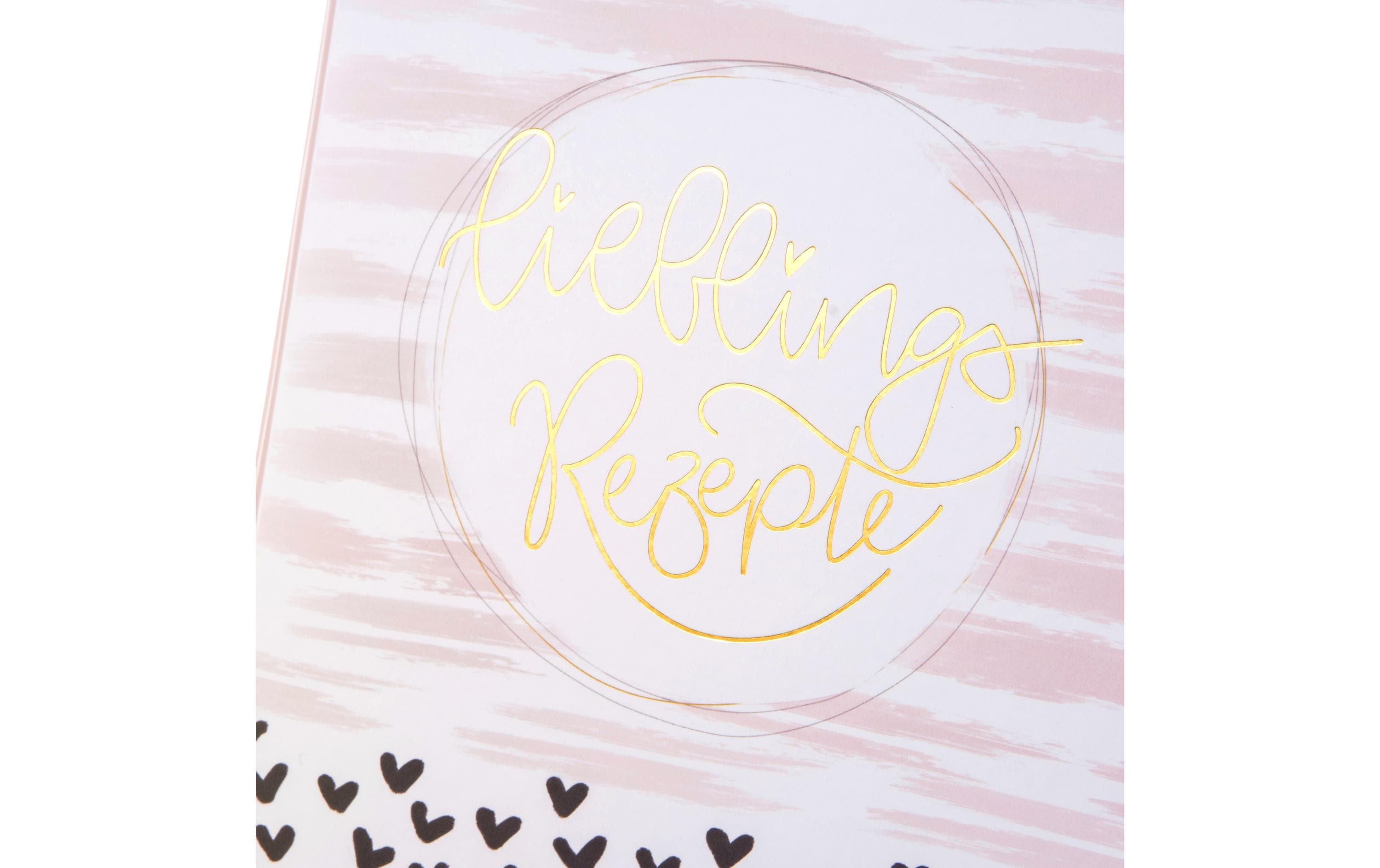 Goldbuch Notizbuch für Rezepte Lieblingsrezepte 21 x 22 cm