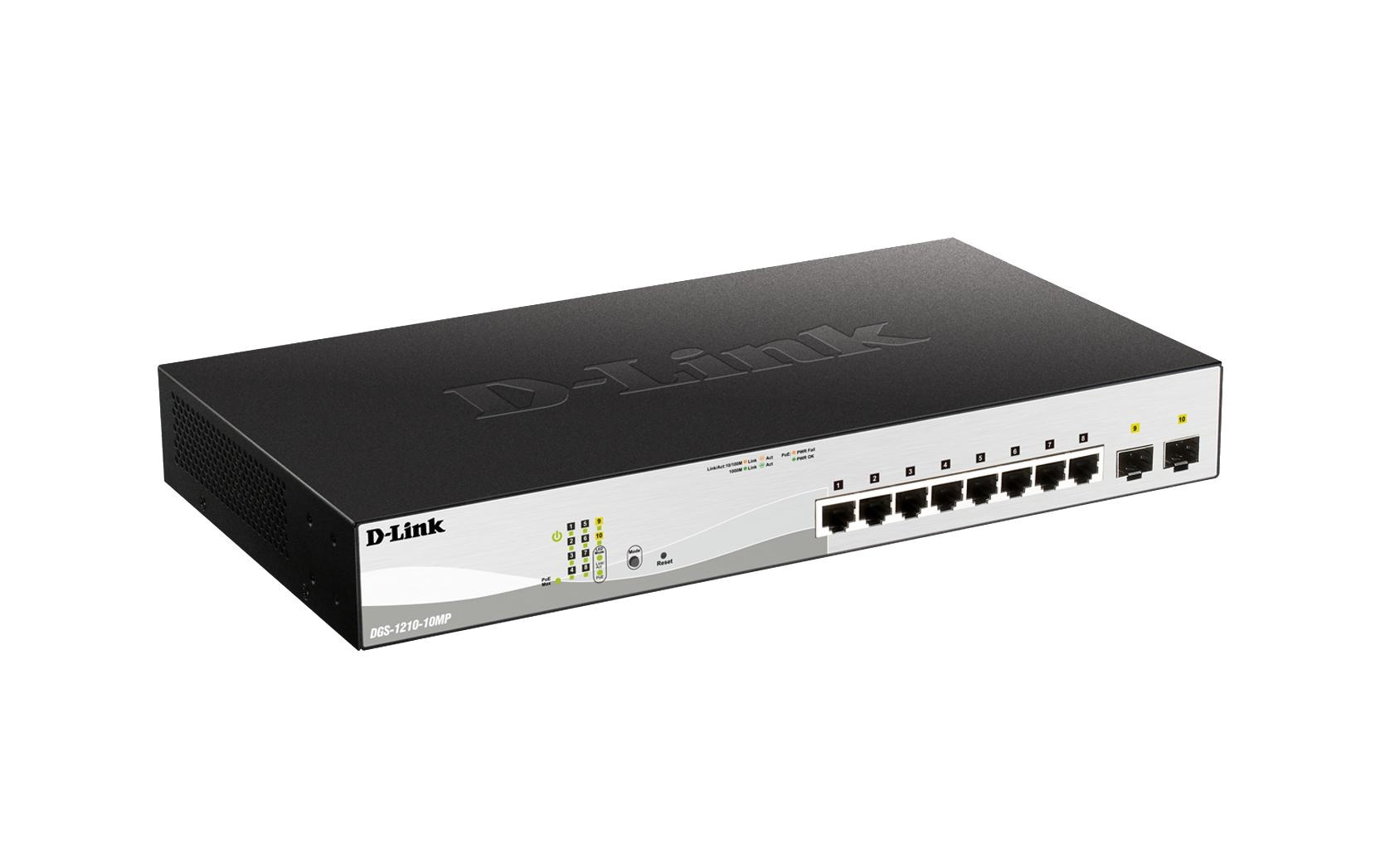D-Link PoE+ Switch DGS-1210-10MP 10 Port