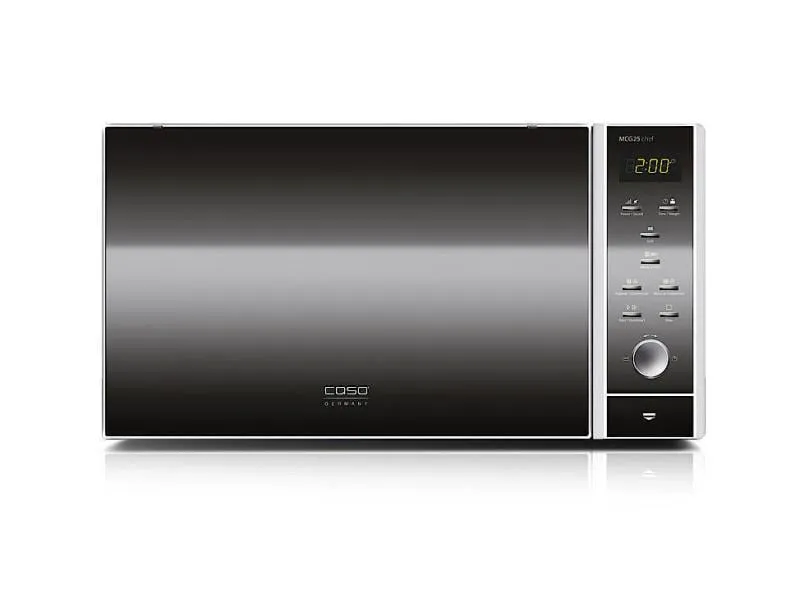 Caso Mikrowelle MCG 25 chef Silber Caso Mikrowelle MCG 25 chef Silber
