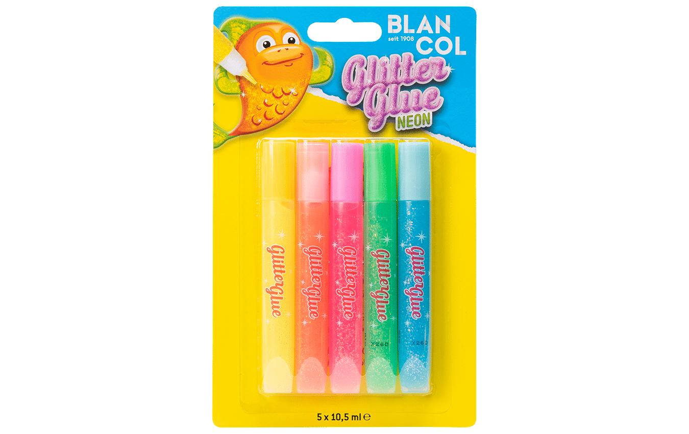 Blancol Glitzerstift Glitter Glue Pen Neon 5 Stück Blancol Glitzerstift Glitter Glue Pen Neon 5 Stück