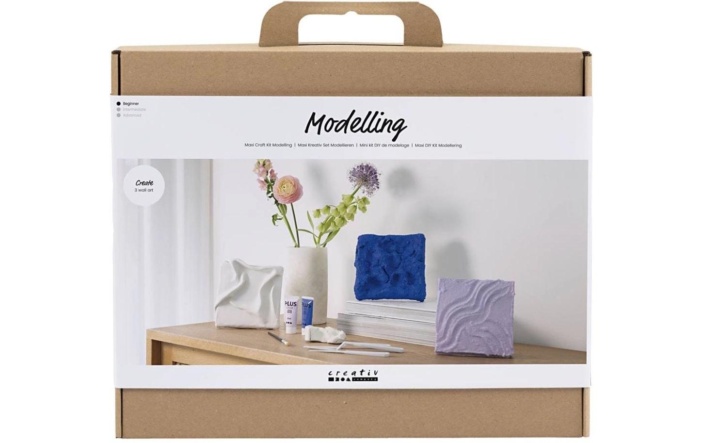 Creativ Company Modellier-Set Wandschmuck Blau/Violett