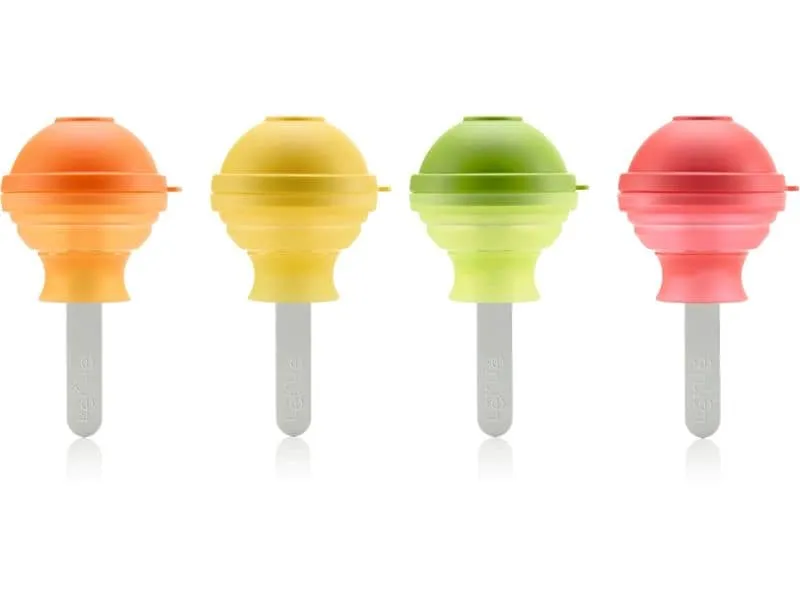 Lékué Stieleisformen, 4er-Set Mehrfarbig Lékué Stieleisformen, 4er-Set Mehrfarbig