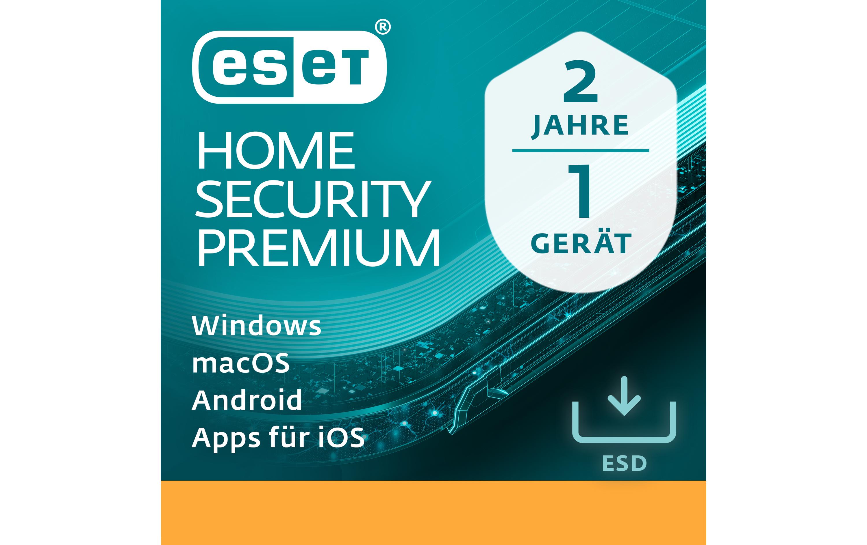 ESET HOME Security Premium ESD, Vollversion, 1 User, 2 Jahre ESET HOME Security Premium ESD, Vollversion, 1 User, 2 Jahre
