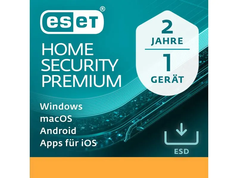 ESET HOME Security Premium ESD, Vollversion, 1 User, 2 Jahre