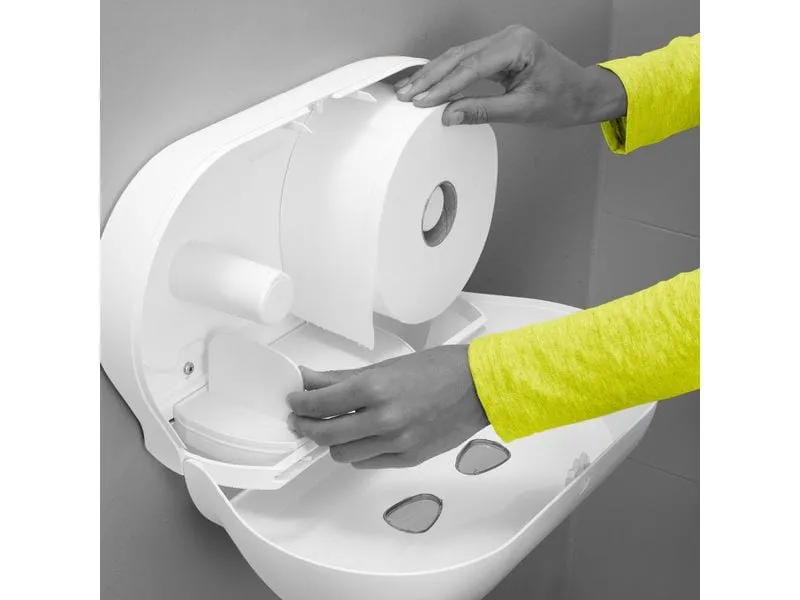 CWS Toilettenpapier Rollen, 2-lagig, Weiss