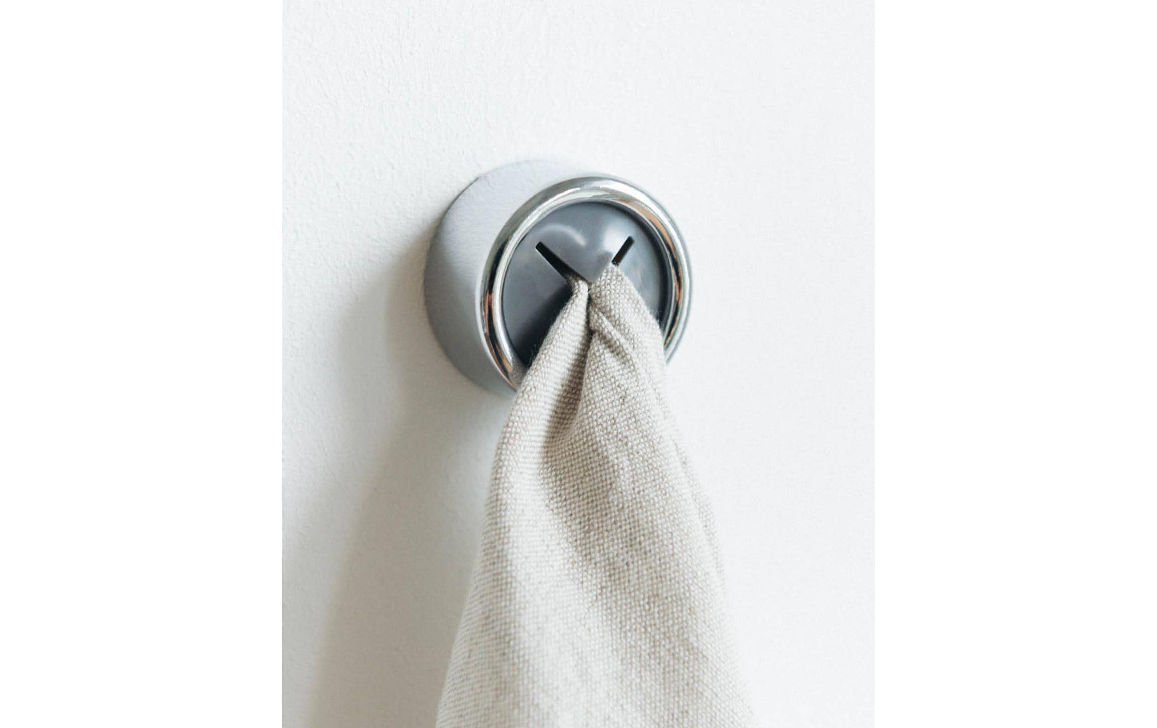 Esmée Haken rund selbstklebend 3 Stück, Grau Esmée Haken rund selbstklebend 3 Stück, Grau