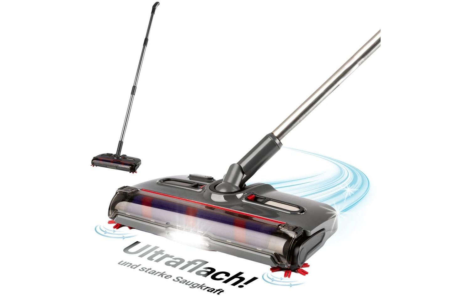 CLEANmaxx Akku-Besen 15 W, USB-C, LED