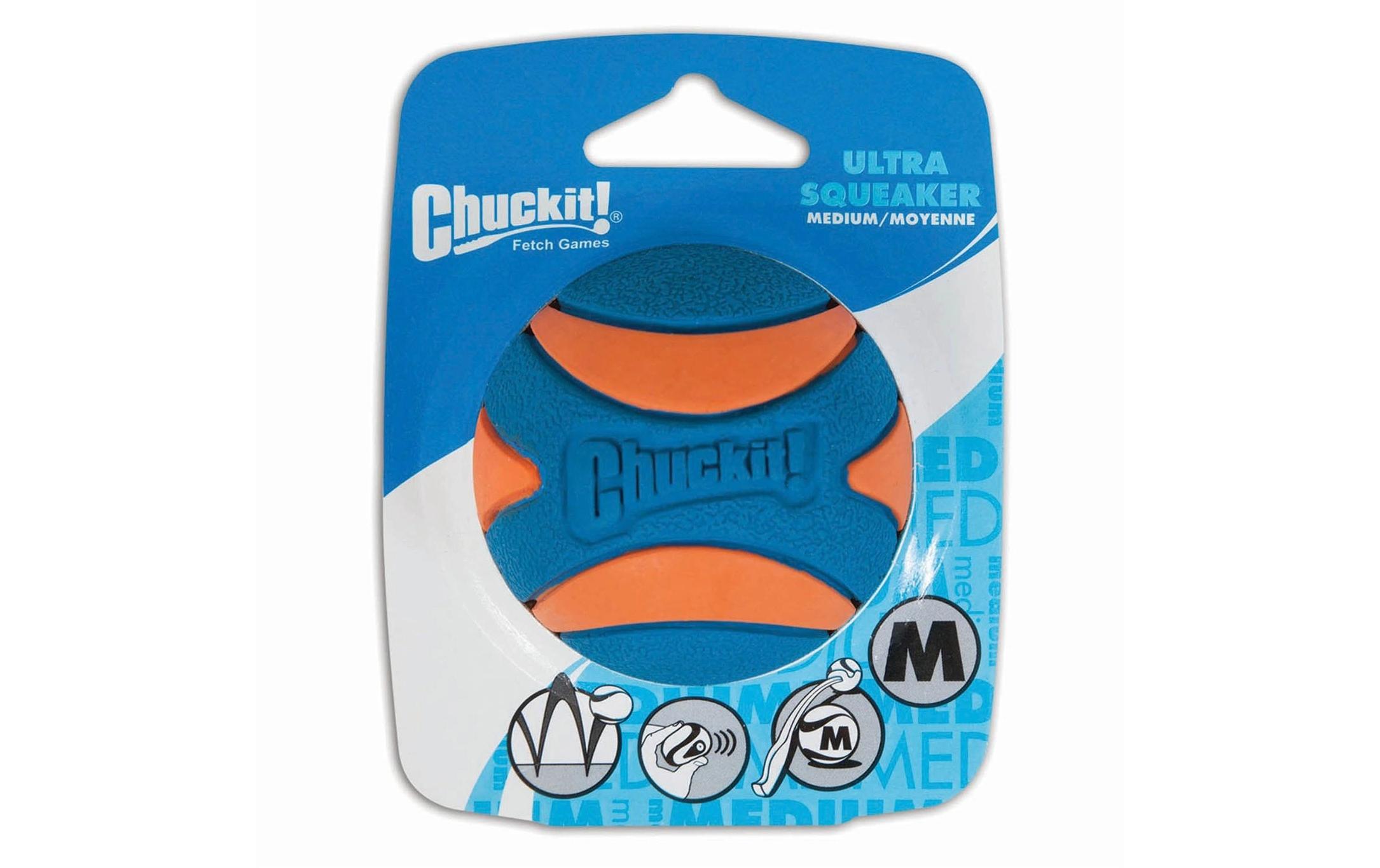 Chuckit! Hunde-Spielzeug Ultra Squeaker Ball M, Ø 6.5 cm