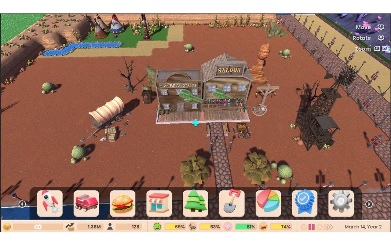 Atari Games RollerCoaster Tycoon Adventures Deluxe [NSW] (D) (Box)