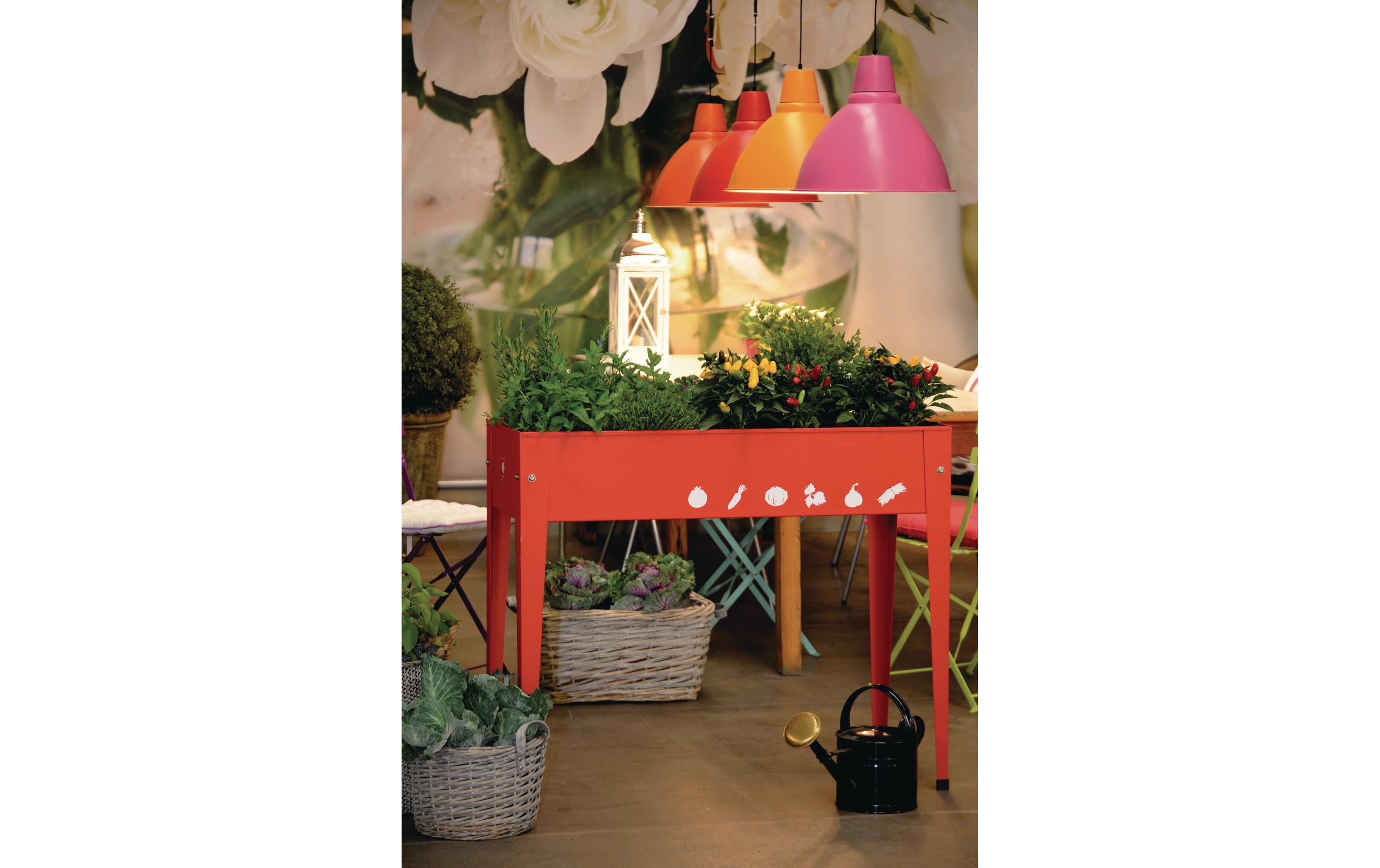 Herstera Hochbeet 100 x 40 x 84 cm Urban Garden Anthrazit