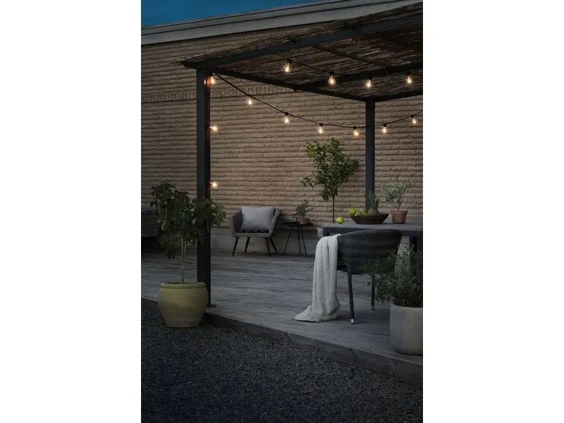 Konstsmide Lichterkette Solar 2332, 10 LEDs, Transparent