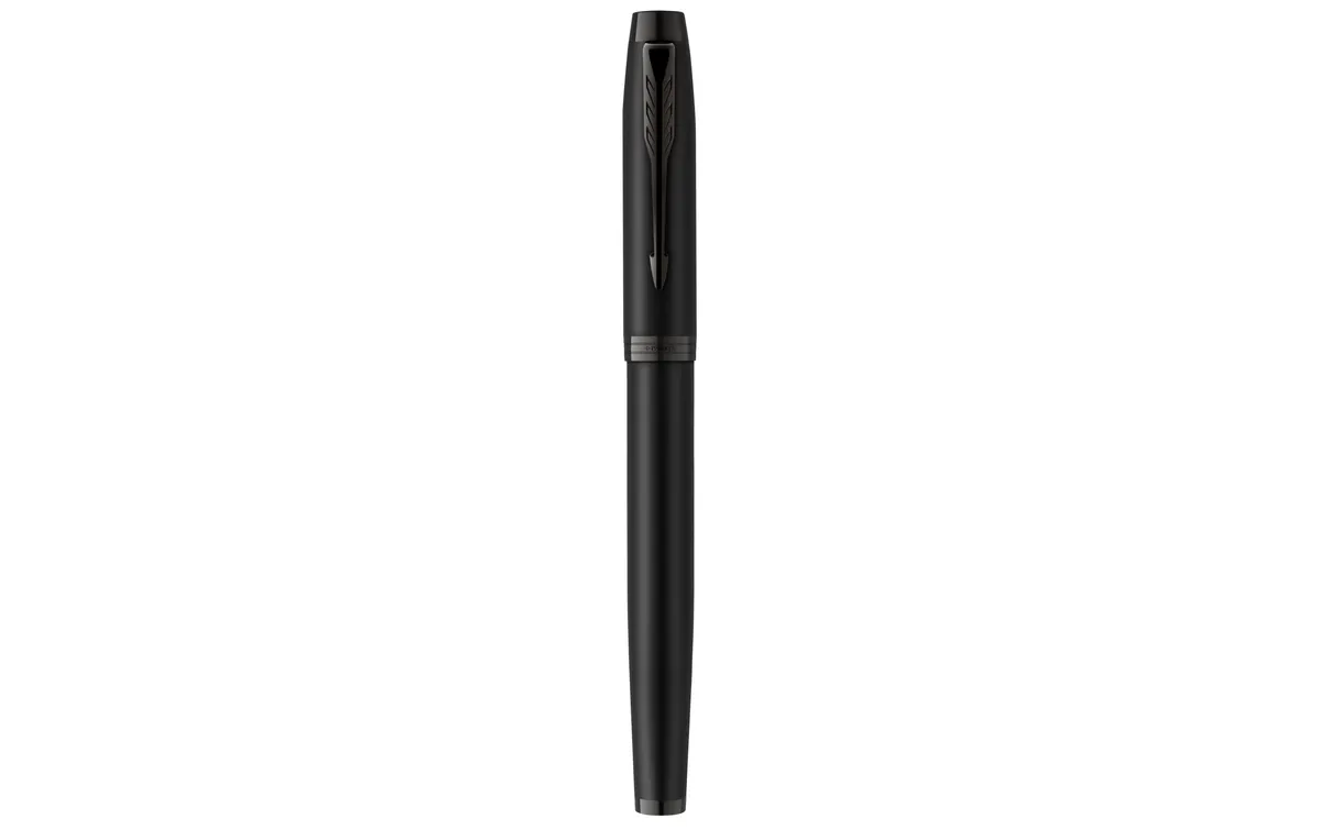 Parker Füllfederhalter IM Achromatic, Medium (M), Schwarz