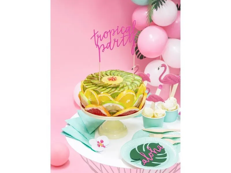 Partydeco Kuchen-Topper Aloha Flamingos 1 Stück, Pink Partydeco Kuchen-Topper Aloha Flamingos 1 Stück, Pink