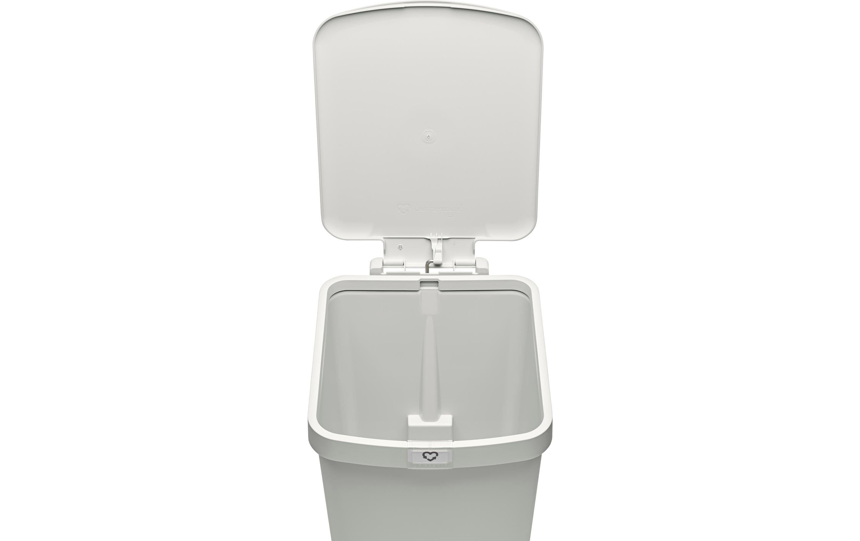 Brabantia Recyclingbehälter StepUp 25 l, Hellgrau