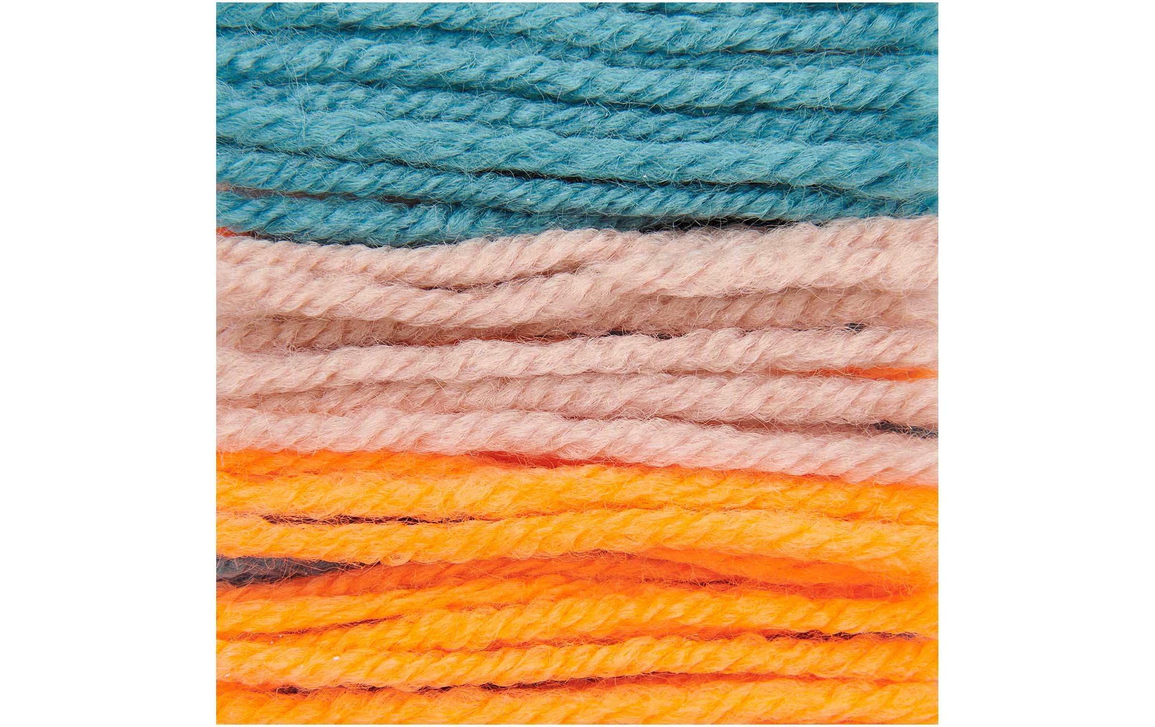 Rico Design Rico Hooki Hooki Knüpfgarn, marmoriert Türkis