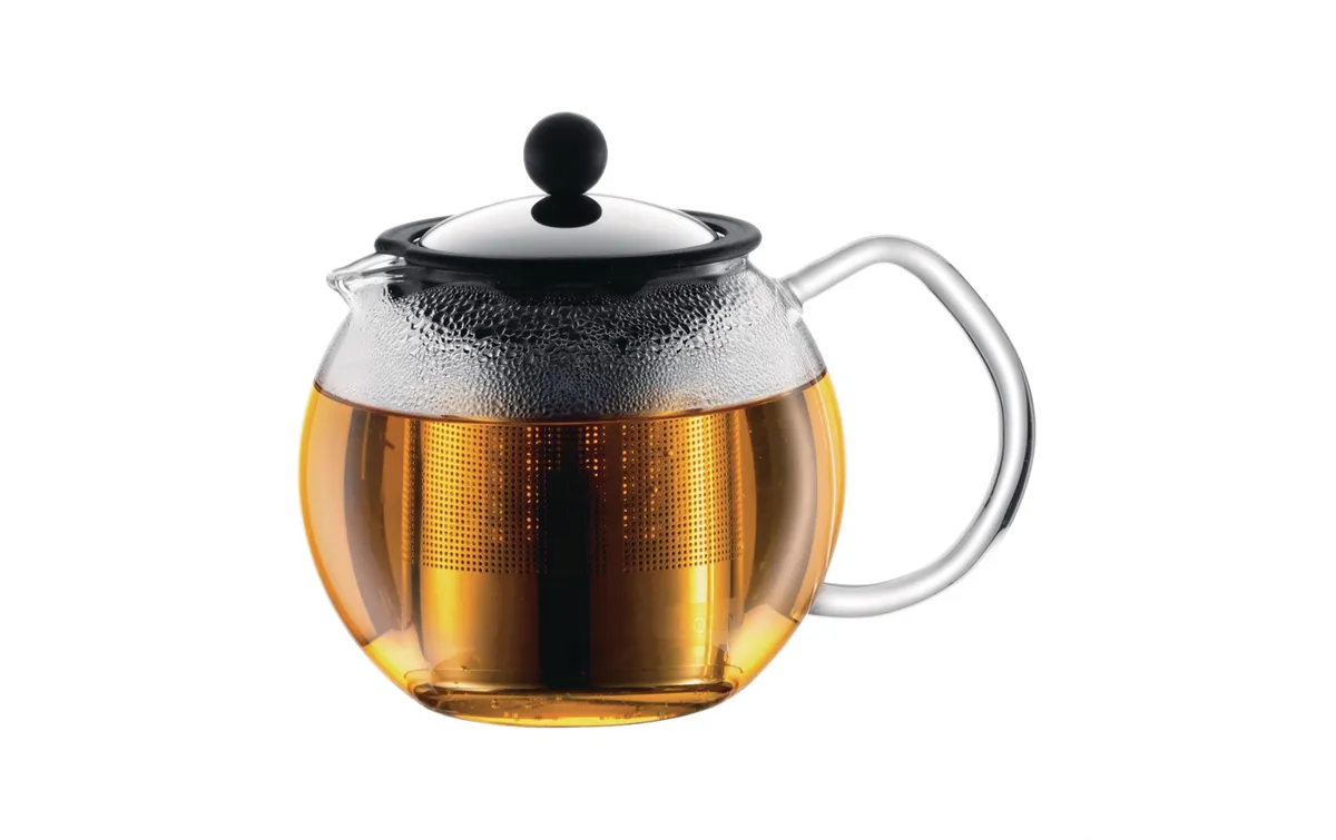 Bodum Teebereiter Assam 0.5 l, Schwarz glanz
