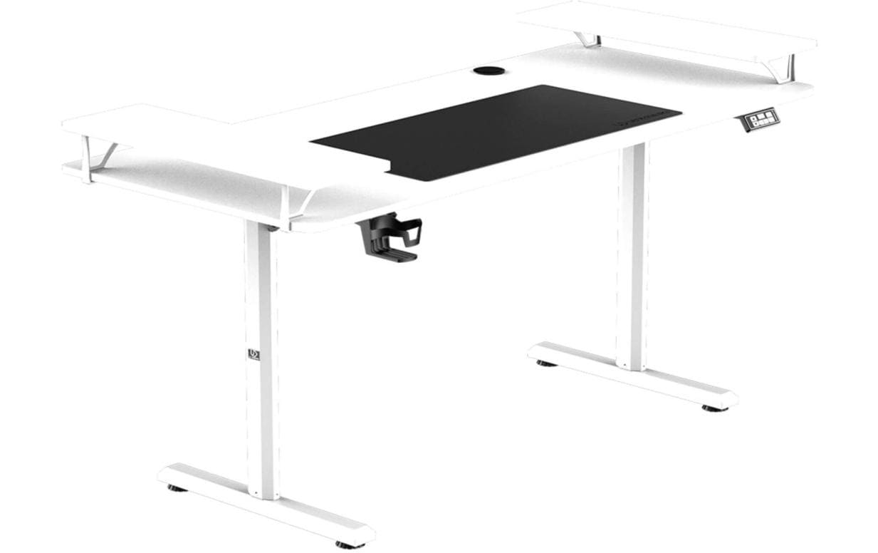 Ultradesk Gaming Tisch Higlander XXL Weiss