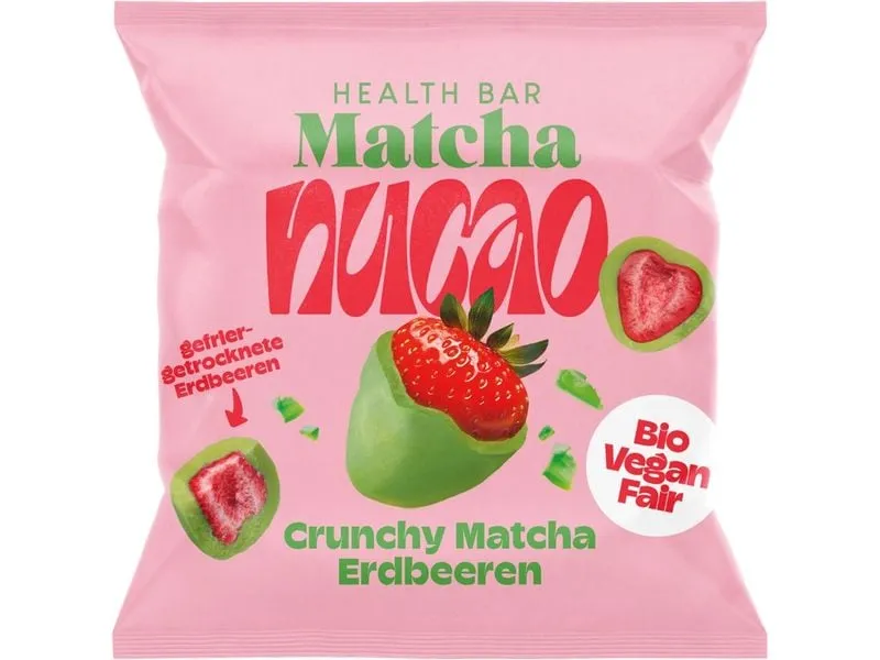 Nucao Crunchy Matcha Strawberries 50 g