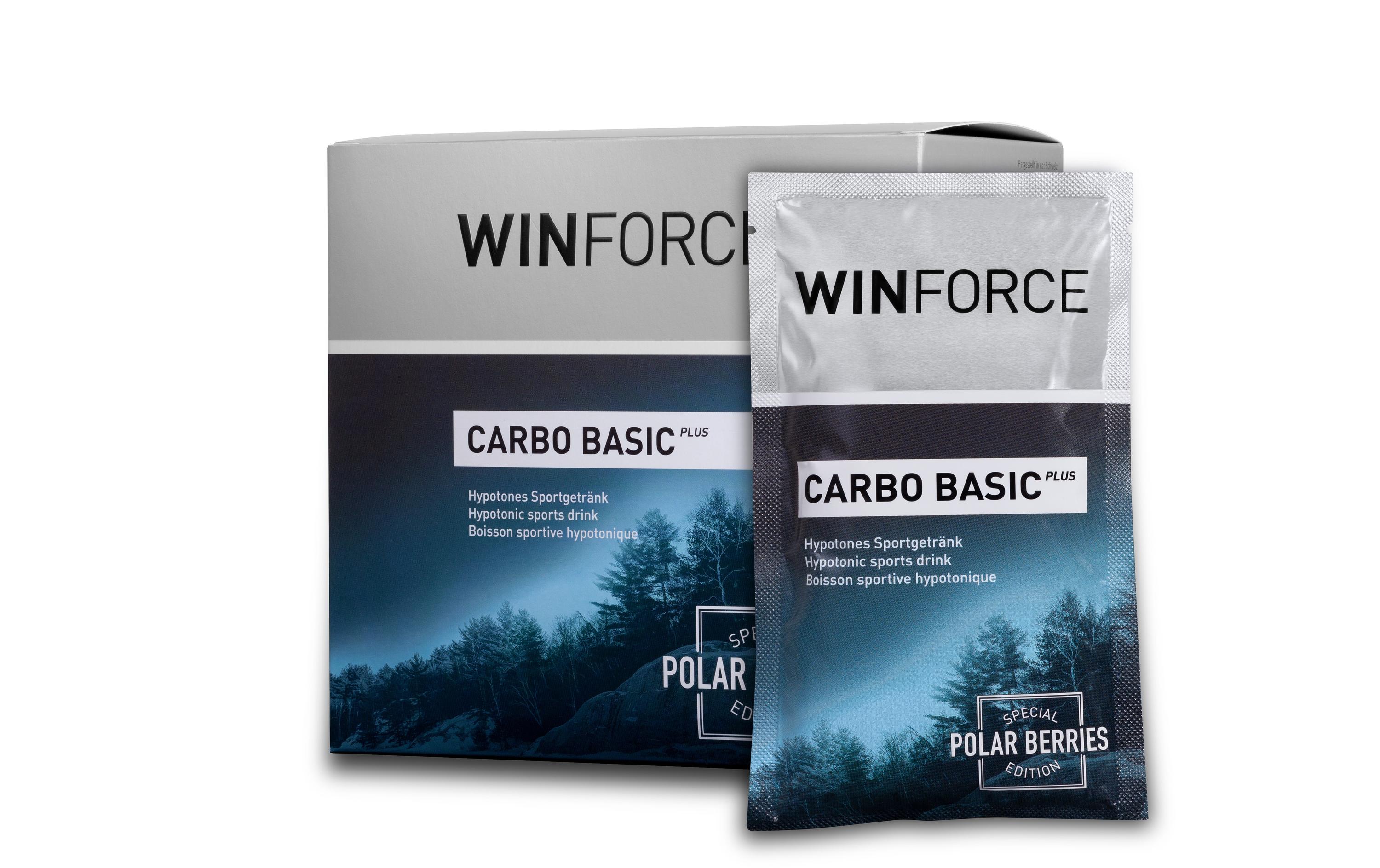 WINFORCE Pulver Carbo Basic Plus Polar Berries, 10 Stück