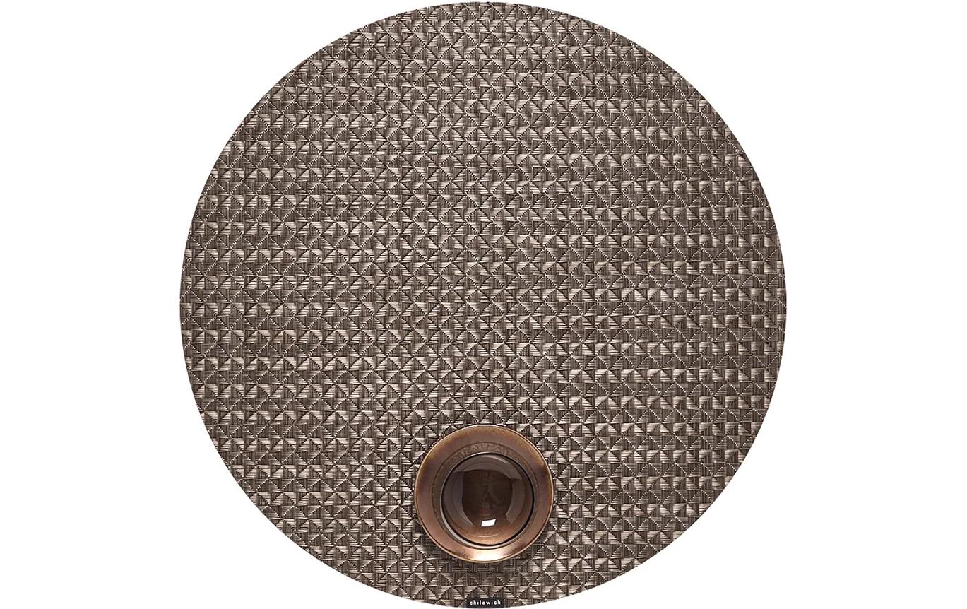 Chilewich Tischset Origami, 38 cm x 38 cm, Cocoa