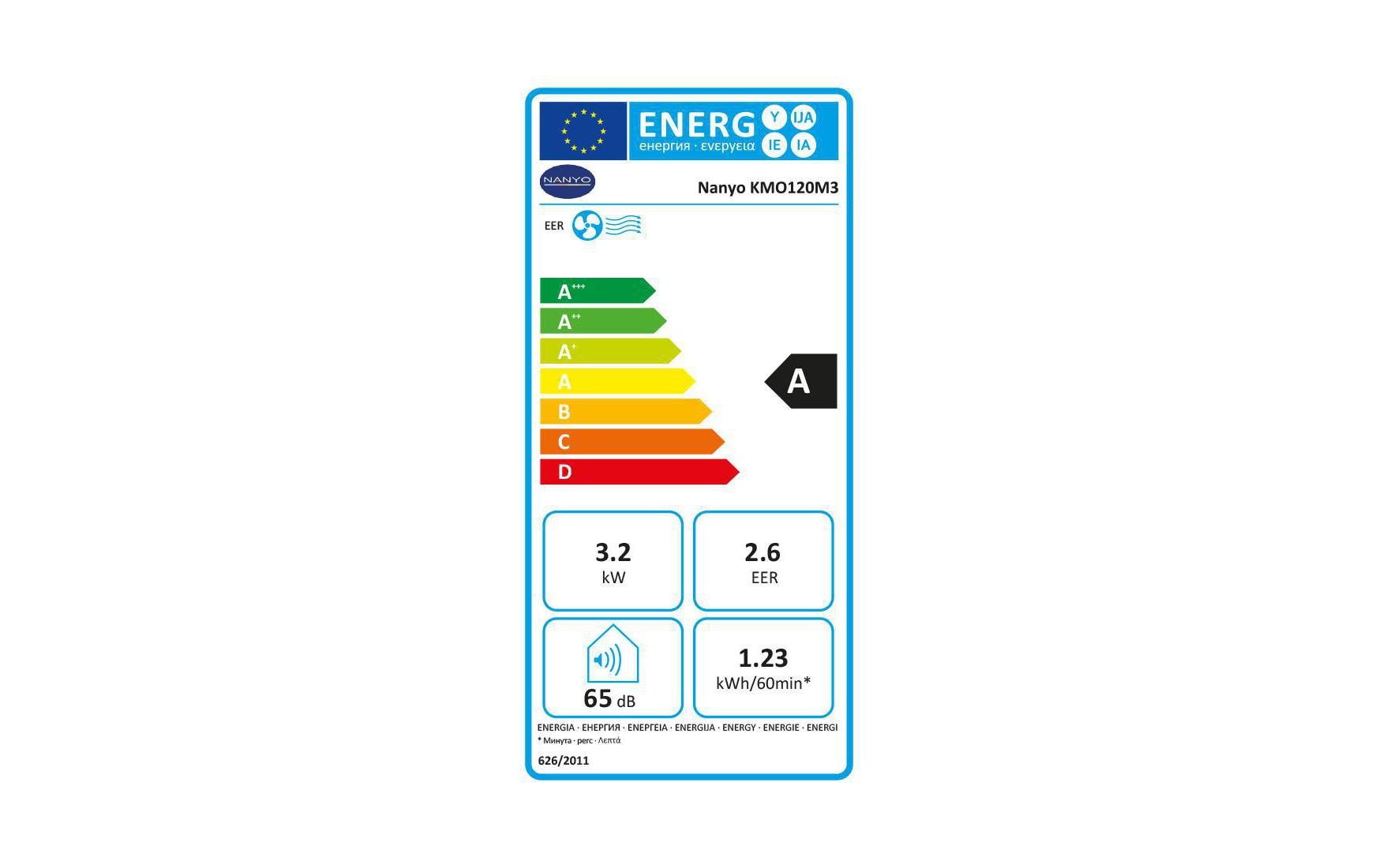 Coldtec by Kibernetik Klimagerät Nanyo KMO120M3 (120 m³)