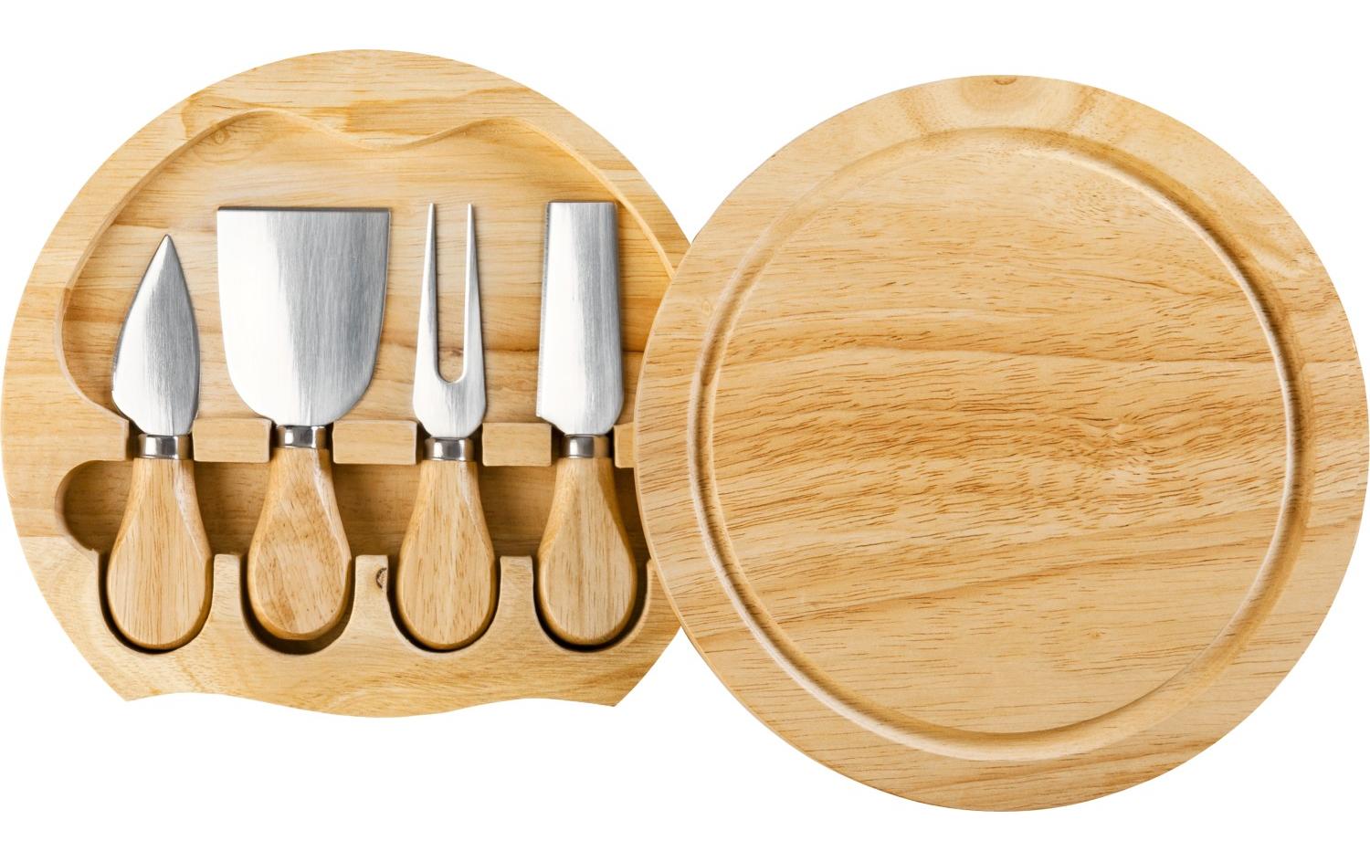 Ibili Käsemessen-Set Holz 21 cm Rund