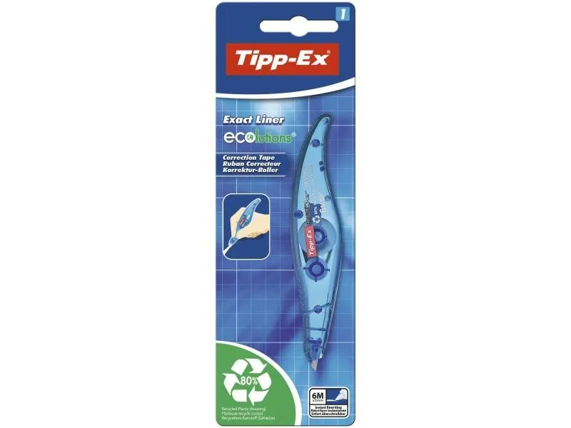 Tipp-Ex Korrekturroller Exact Liner 6 m x 0.5 mm, 1 Stück Tipp-Ex Korrekturroller Exact Liner 6 m x 0.5 mm, 1 Stück