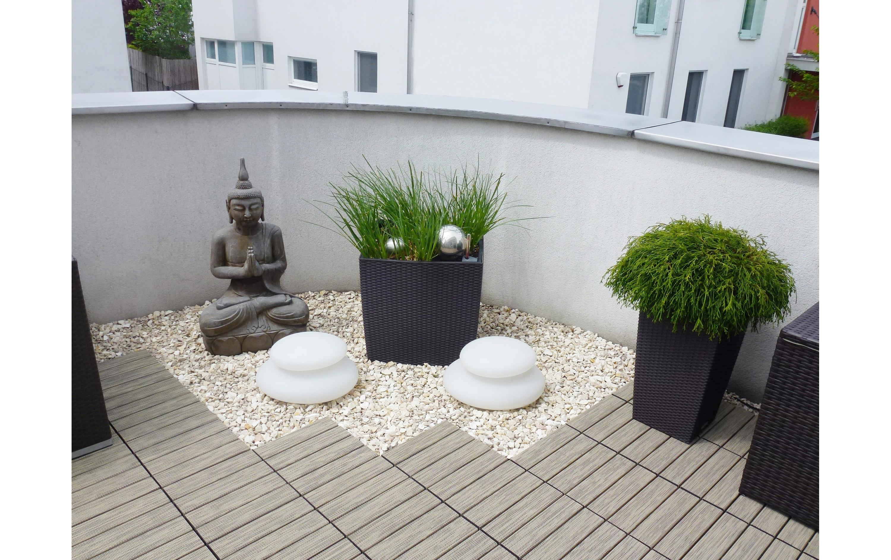 Florco Balkon-& Terrassenplatten Tex, Beige, 6 Stk.