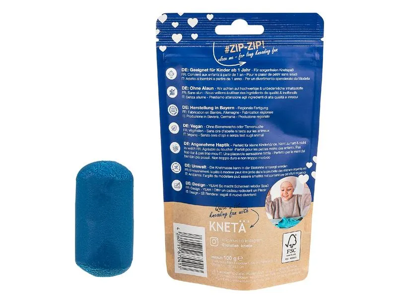 KNETÄ Vegane Spielknete Blau 100 g KNETÄ Vegane Spielknete Blau 100 g