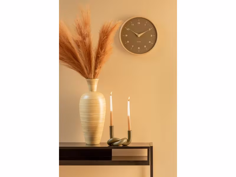 KARLSSON Wanduhr Osado Dome 30 cm, Grün