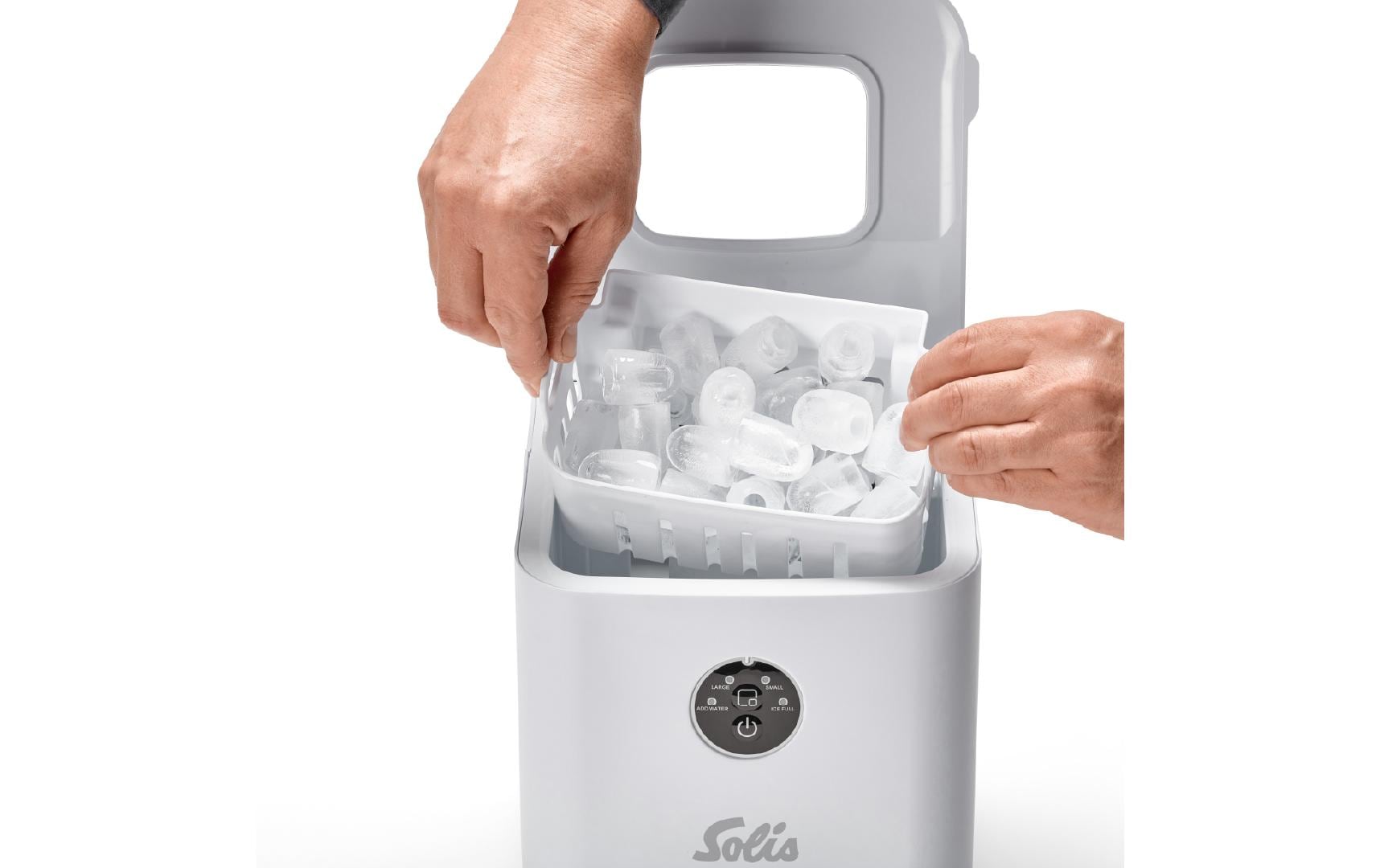 Solis Eiswürfelmaschine Ice Cube Express 12 kg/24h, Weiss