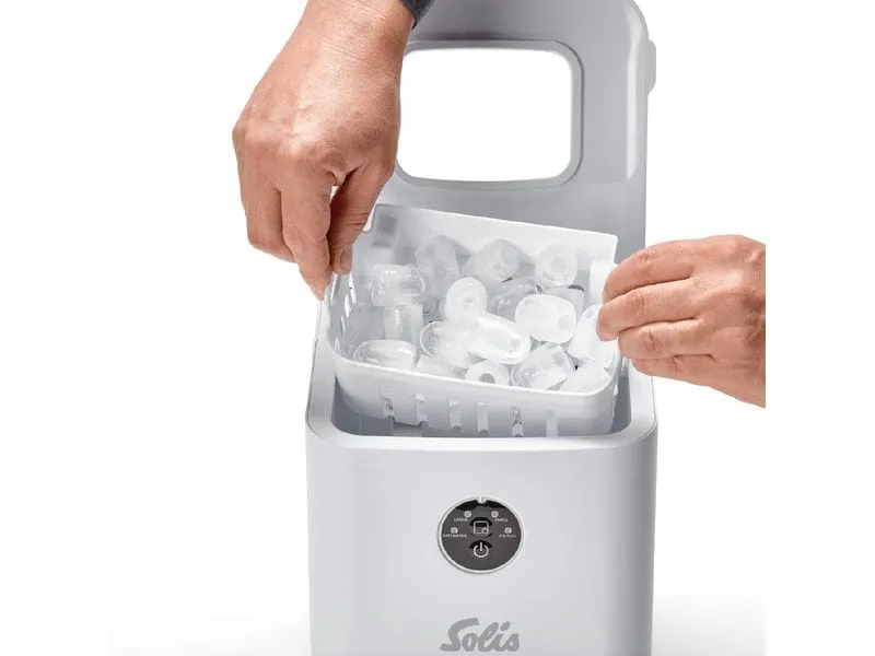 Solis Eiswürfelmaschine Ice Cube Express 12 kg/24h, Weiss