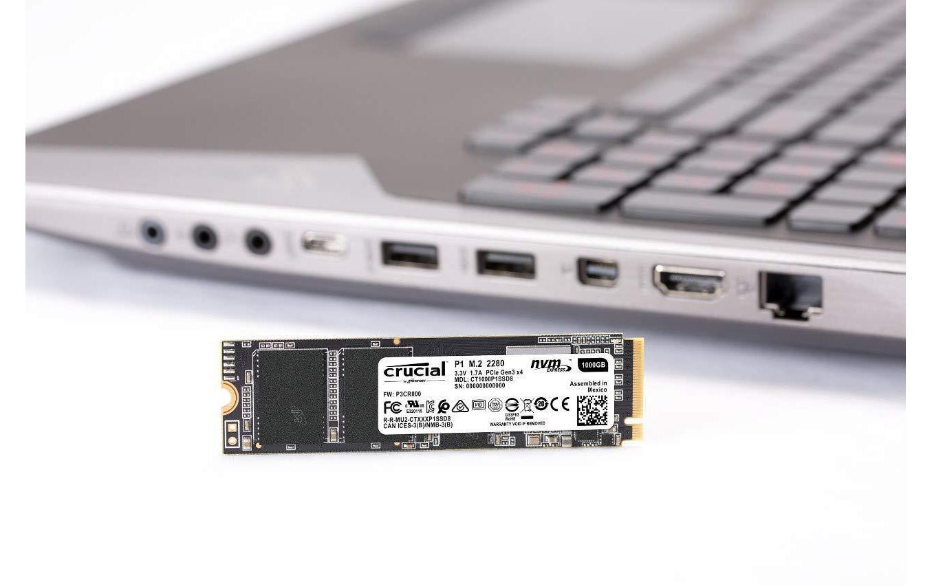 Crucial SSD P1 3D NAND NVMe M.2 2280 NVMe 2000 GB