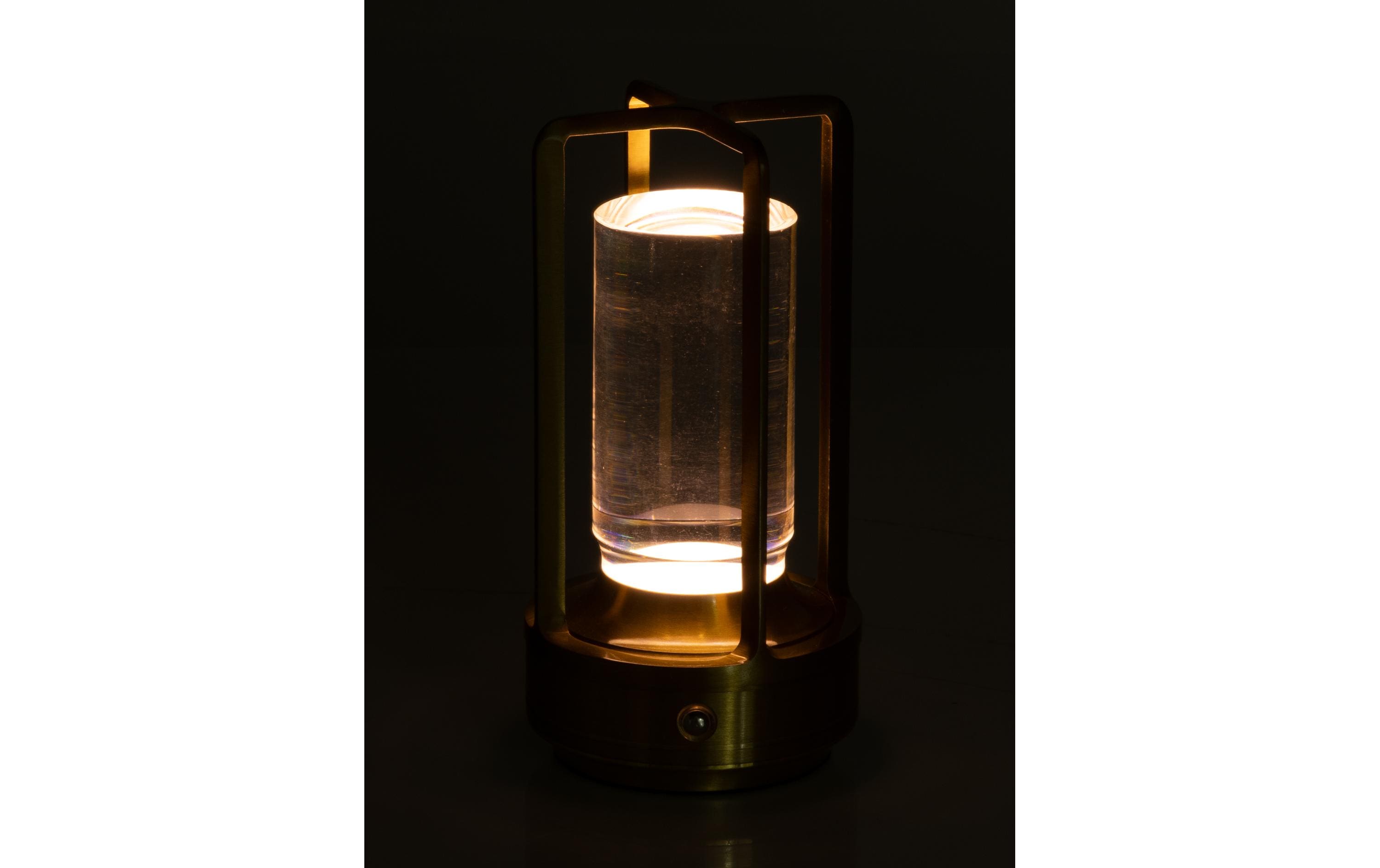 COCON USB-Tischleuchte Laterne, Gold