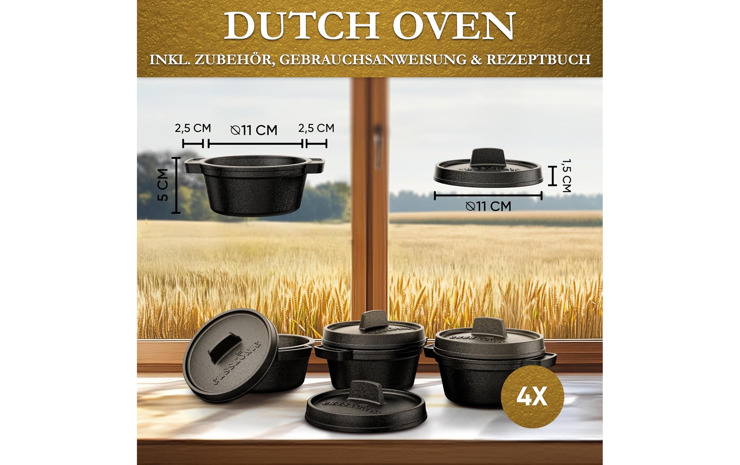 Gusskoenig Mini Dutch Set 4 Töpfe