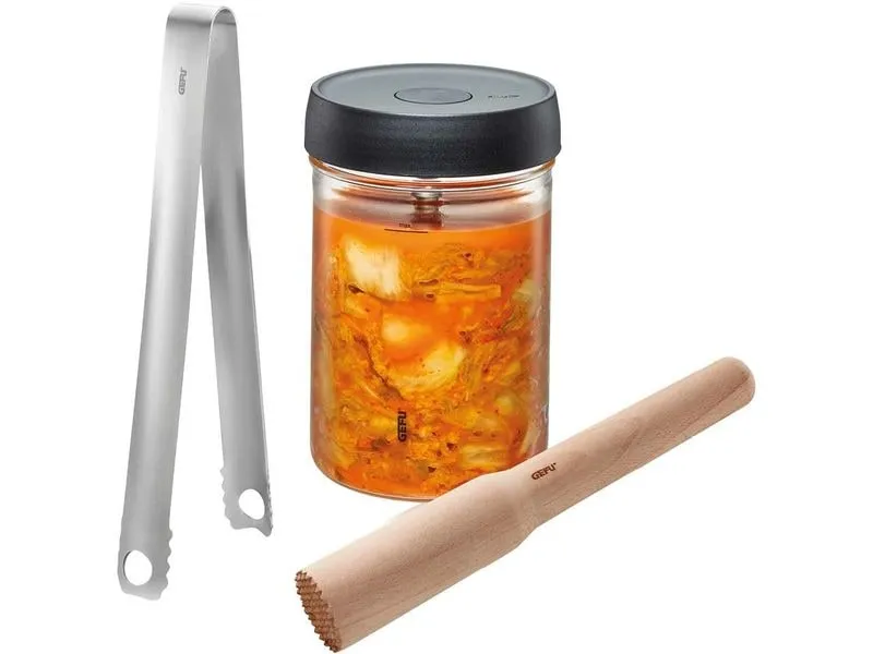 GEFU Fermentationsglas NATIVO 4-teilig, 1 L GEFU Fermentationsglas NATIVO 4-teilig, 1 L