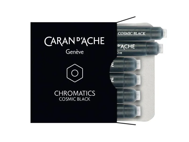 Caran d'Ache Tintenpatrone Schwarz, 6 Stück Caran d'Ache Tintenpatrone Schwarz, 6 Stück