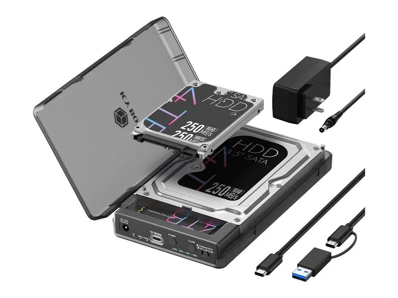 ICY BOX Spade Clone 3882 2.5/3.5'' SATA HDD, M.2 NVMe ICY BOX Spade Clone 3882 2.5/3.5'' SATA HDD, M.2 NVMe