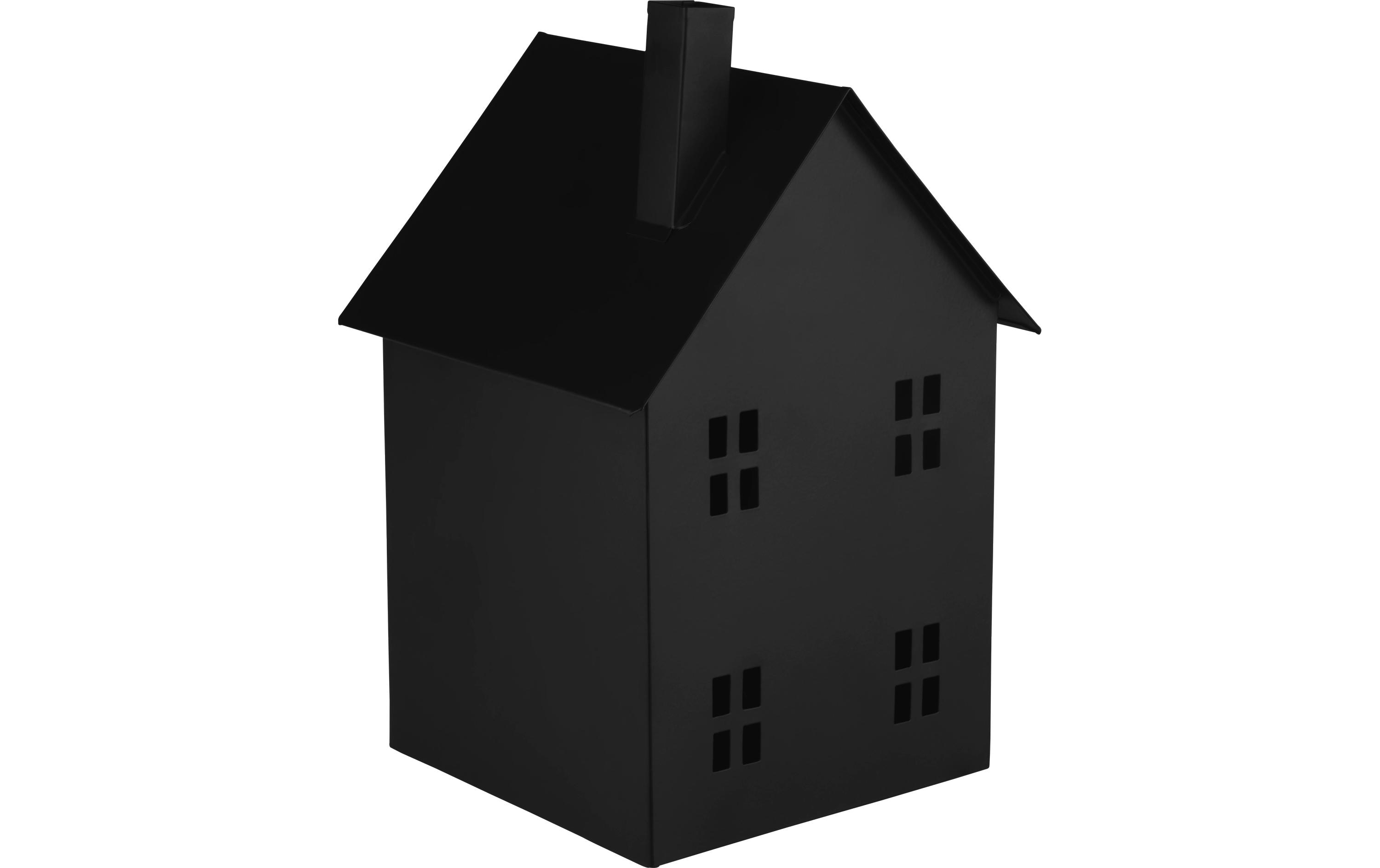 EGLO Weihnachtswindlicht Haus Gutapol Schwarz, Metall