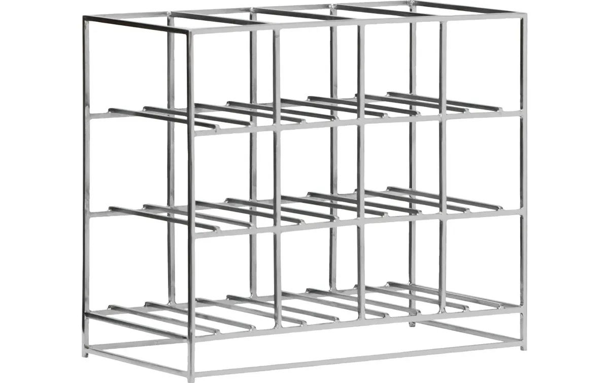 House Doctor Weinregal HD12, 20 x 41 x 35 cm, Silber