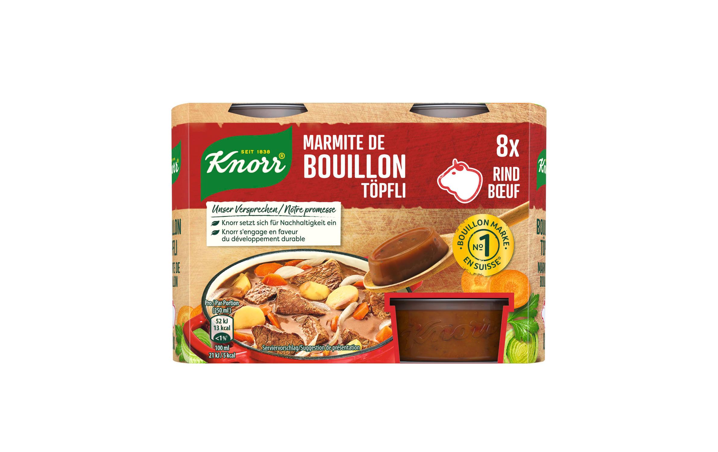 Knorr Rinds-Bouillon Pur 224 g Knorr Rinds-Bouillon Pur 224 g
