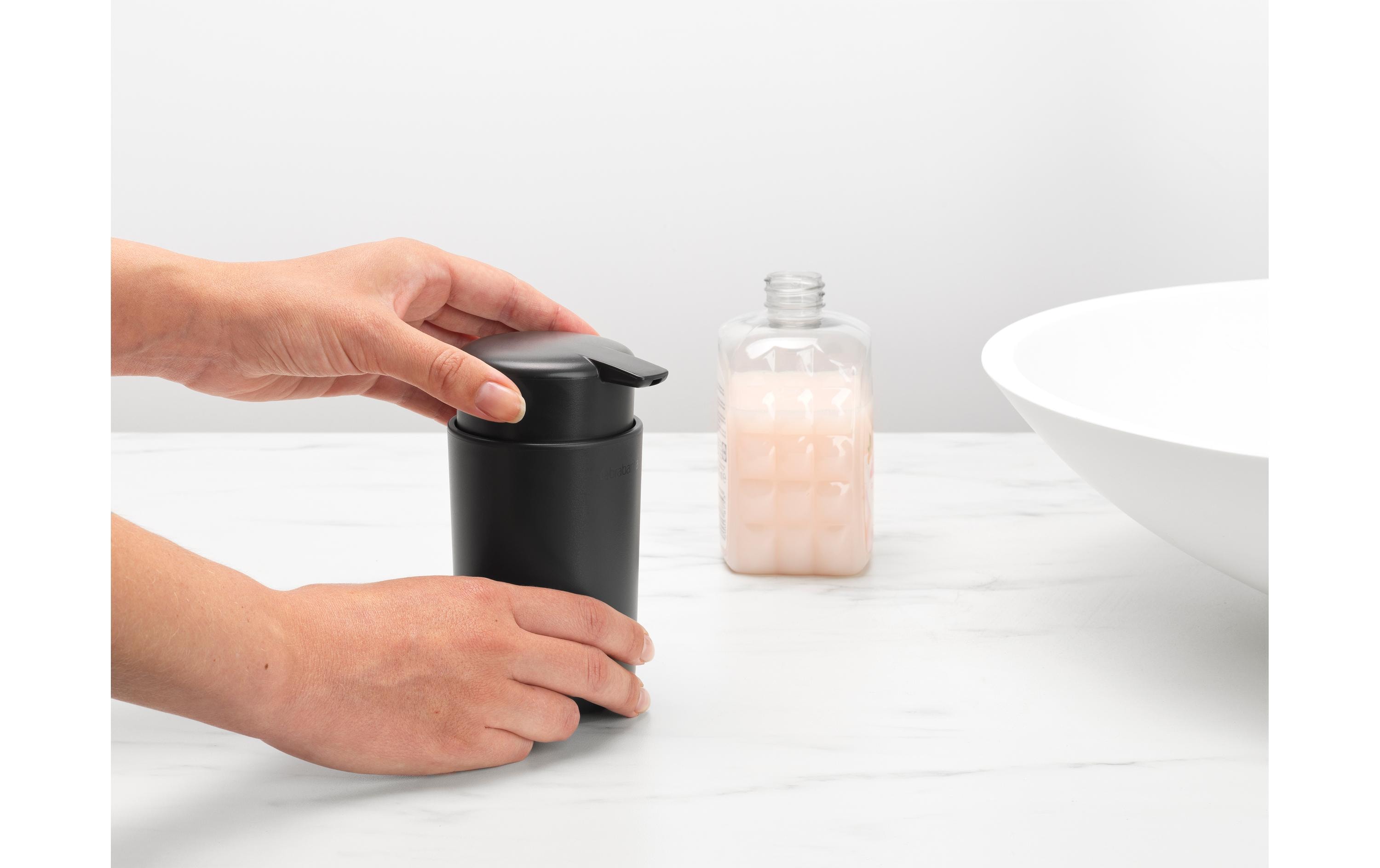Brabantia Seifenspender ReNew 250 ml, Schwarz